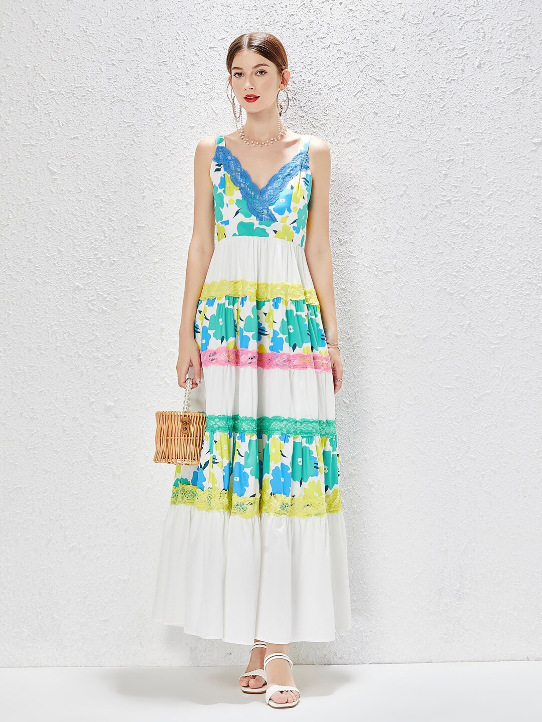 

JC Collection Multicoloured Floral Maxi Dress, Multi