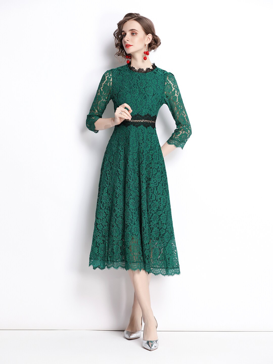 

JC Collection Green Midi Dress