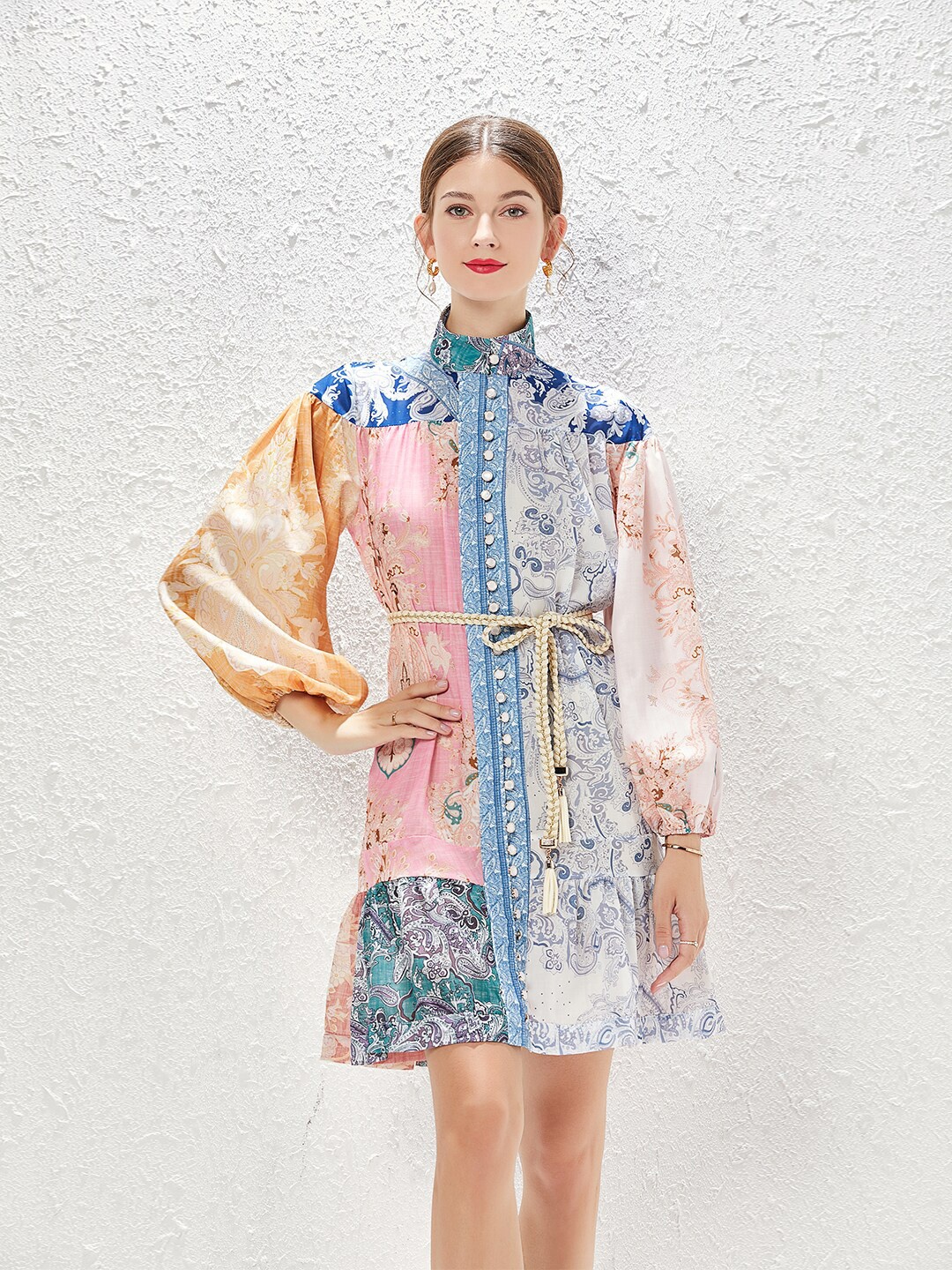 

JC Collection Multicoloured Floral A-Line Dress, Multi