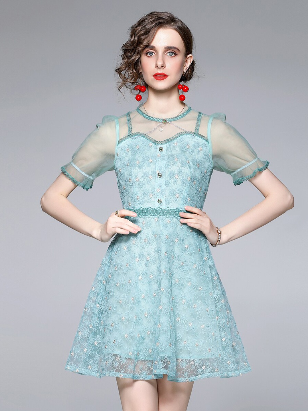 

JC Collection Green Mini Dress