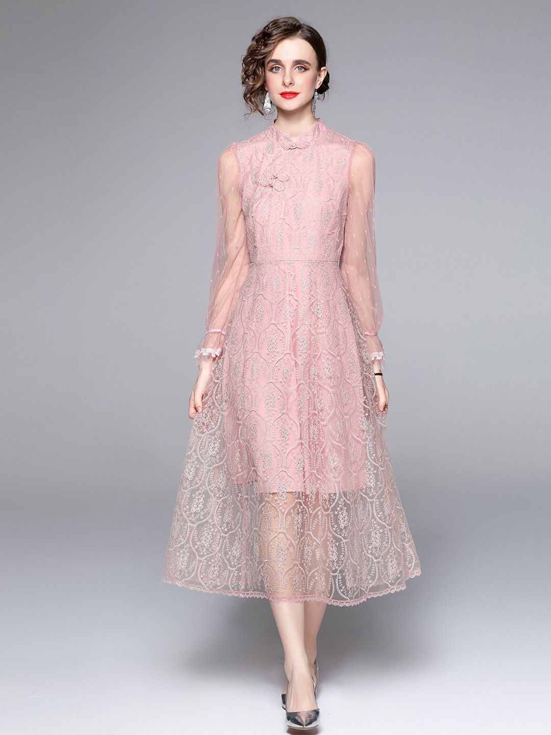 

JC Collection Pink Midi Dress