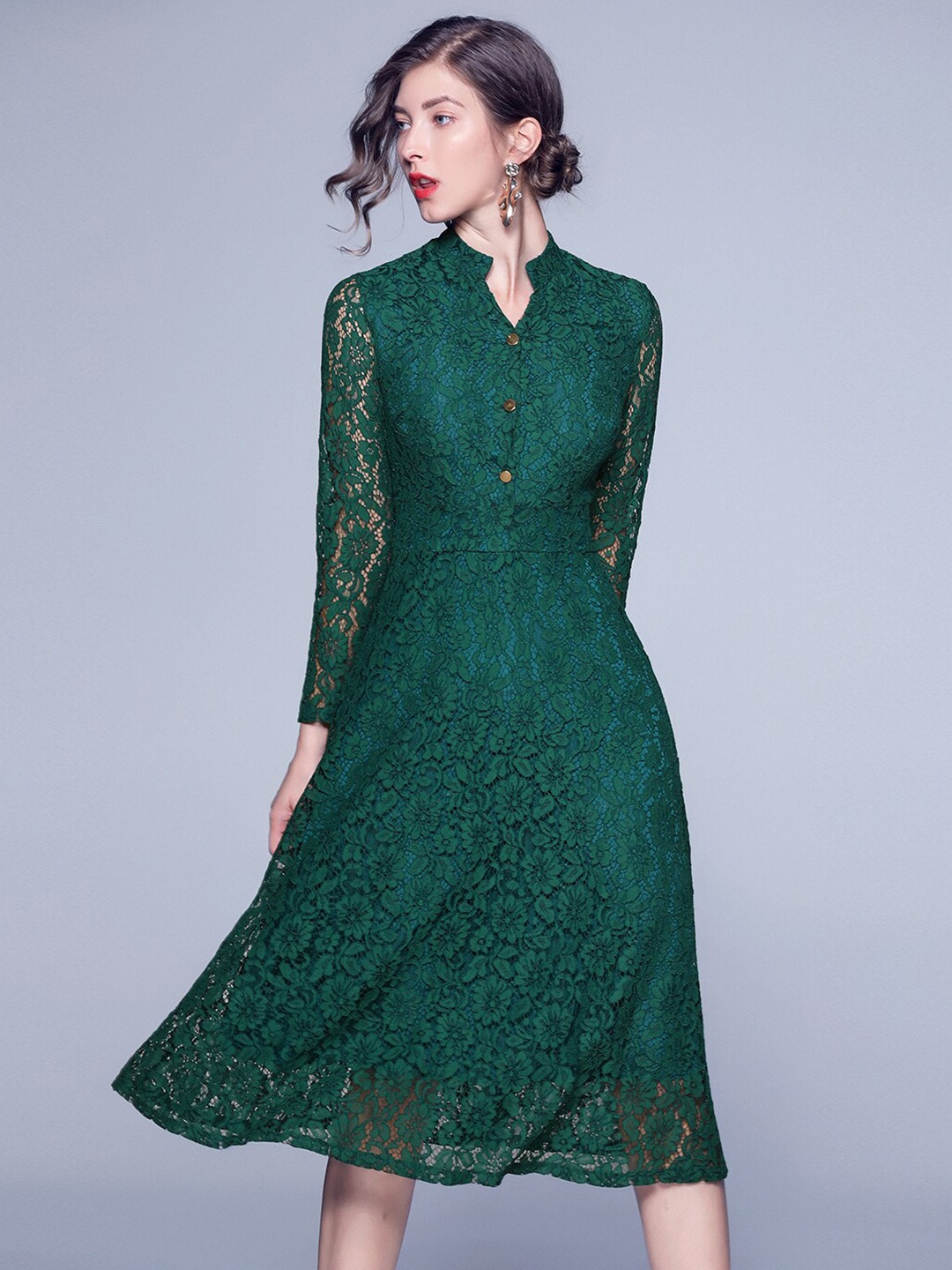 

JC Collection Green Midi Dress