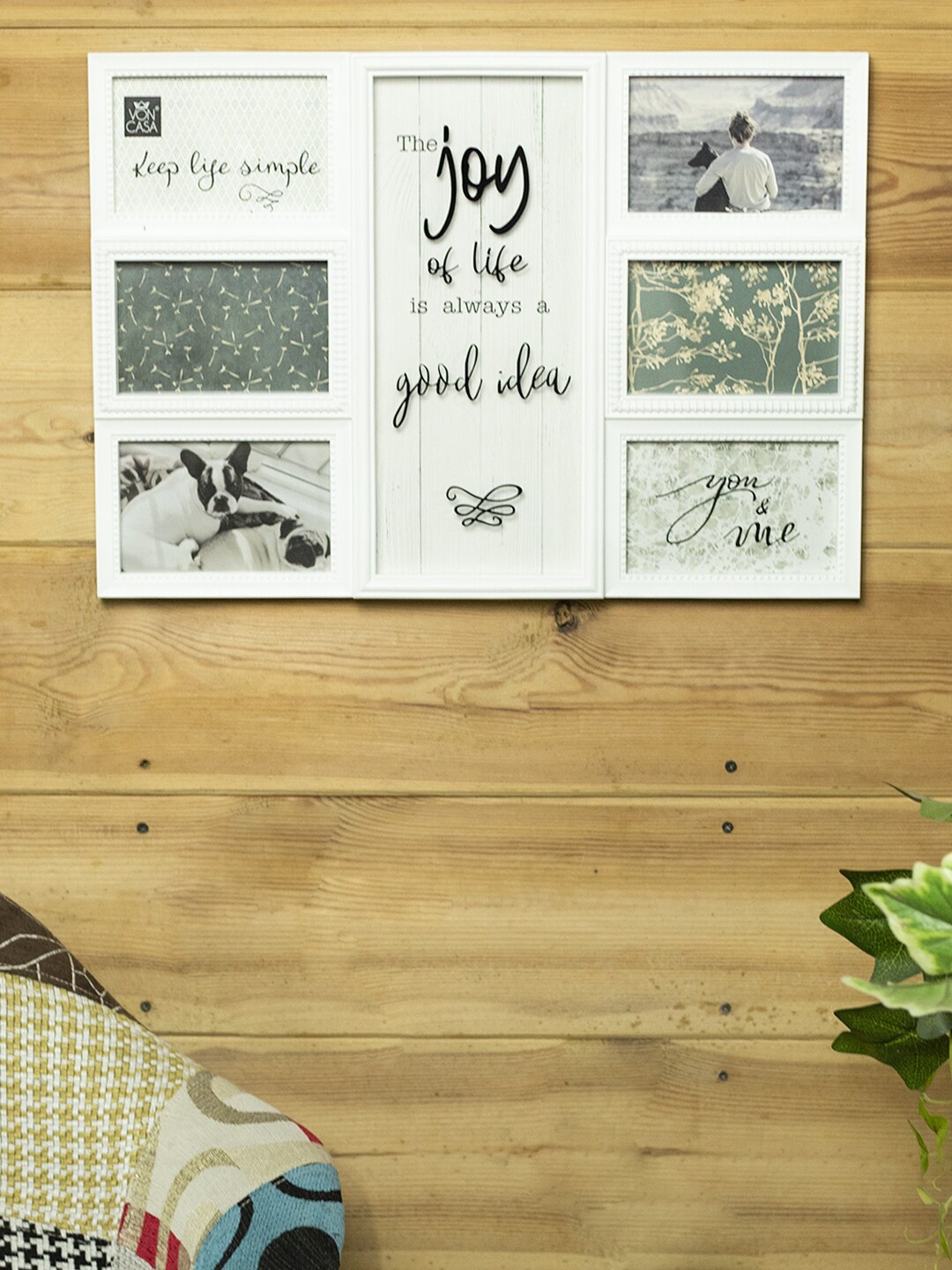 

MARKET99 White Solid Wall Photo Frame