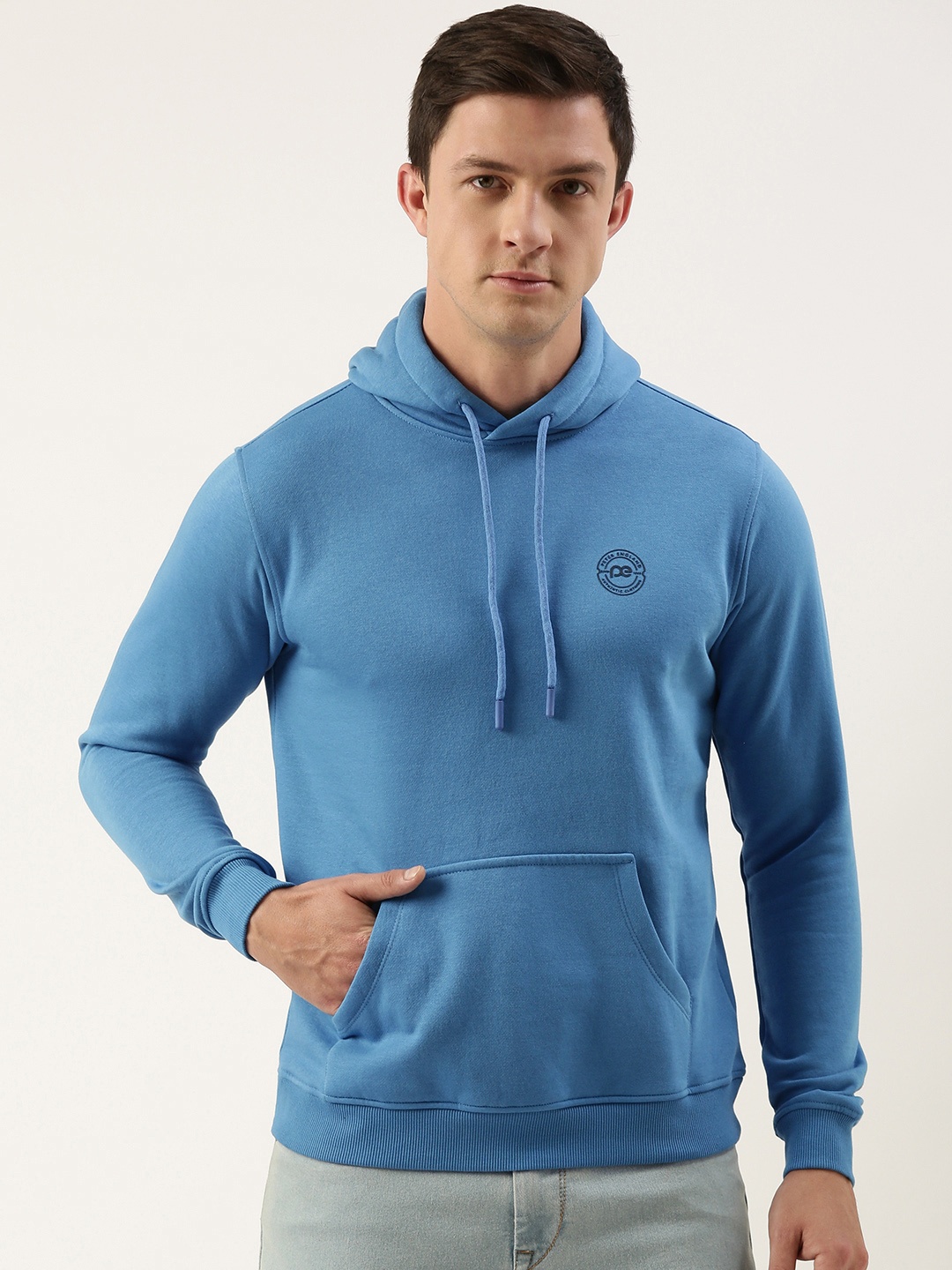 

Peter England Men Solid Sweatshirt, Blue