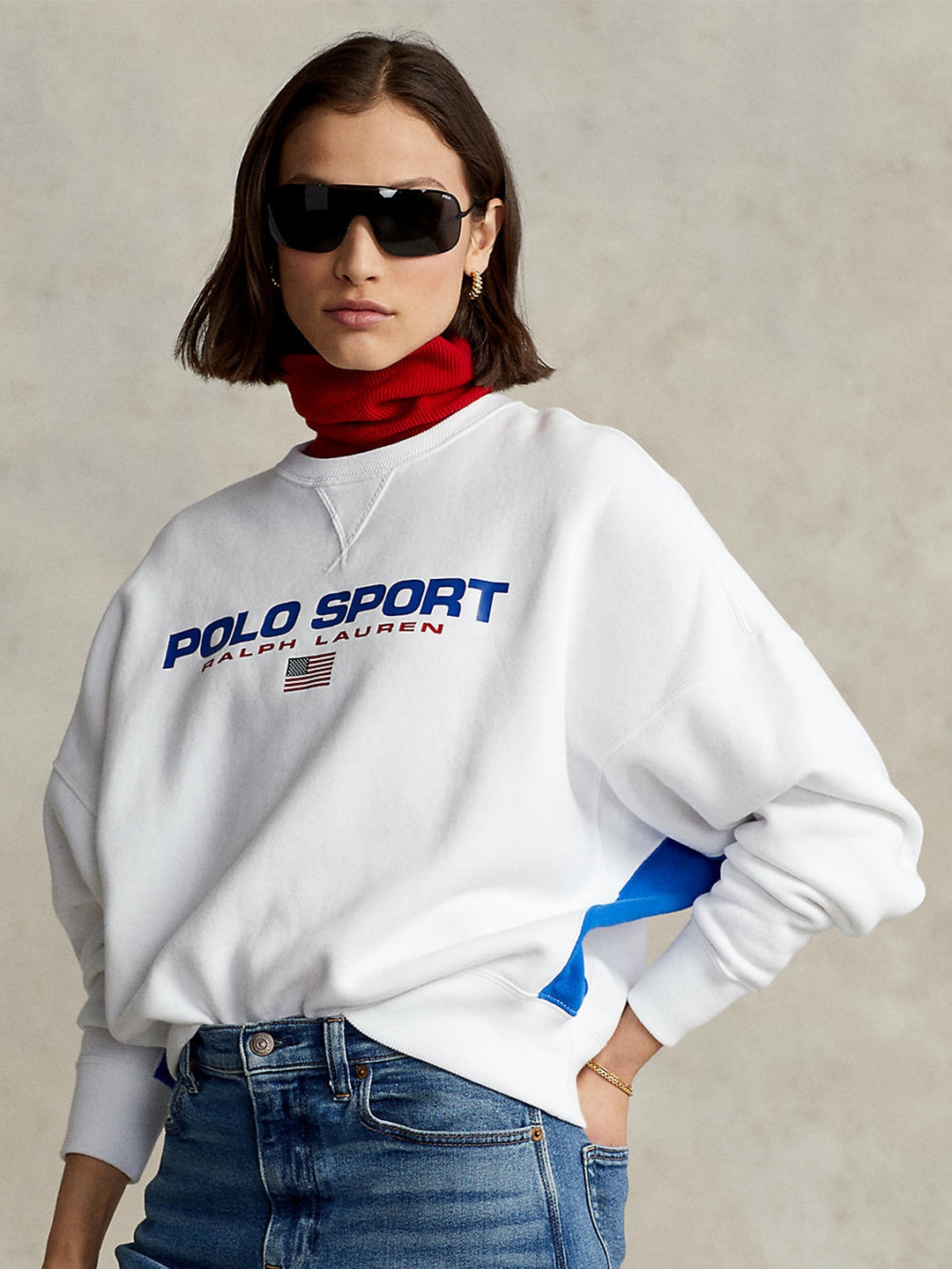 

Polo Ralph Lauren Women Printed Sweatshirts, White