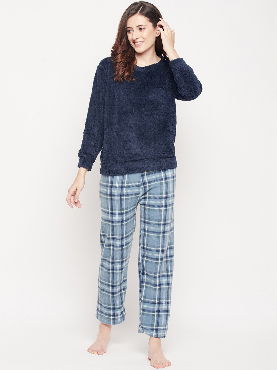 

Camey Women Night suit, Navy blue