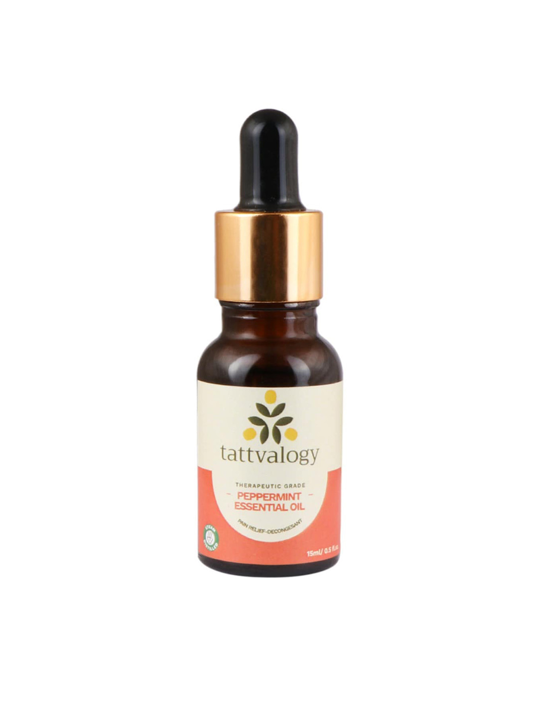 

Tattvalogy Therapeutic Grade Peppermint Essential Oil - 15 ml, White