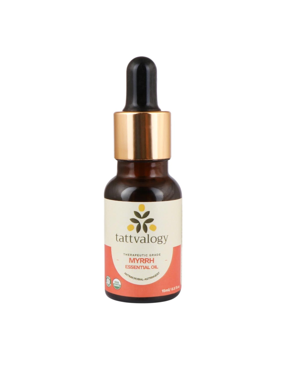 

Tattvalogy Therapeutic Grade Organic Myrrh Essential Oil - 15 ml, White