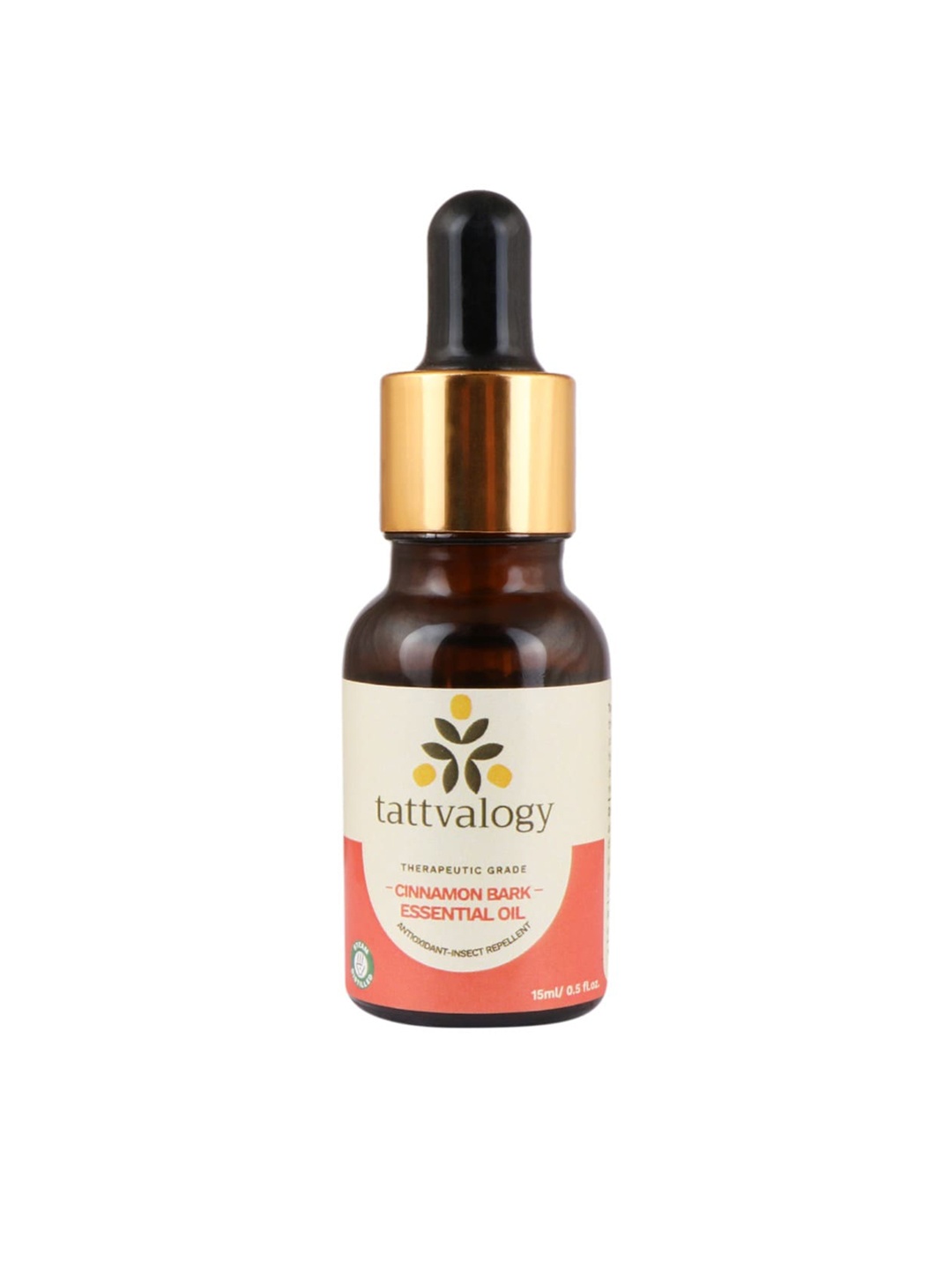 

Tattvalogy Therapeutic Grade Cinnamon Bark Essential Oil - 15 ml, White