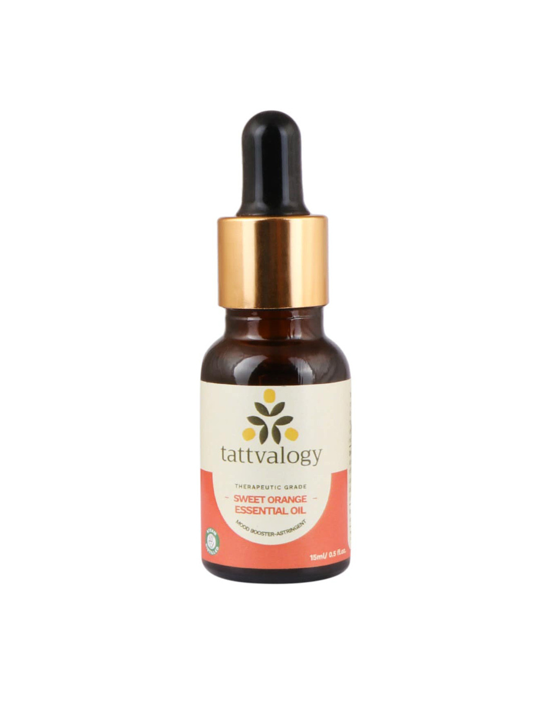

Tattvalogy Therapeutic Grade Sweet Orange Essential Oil - 15 ml, White