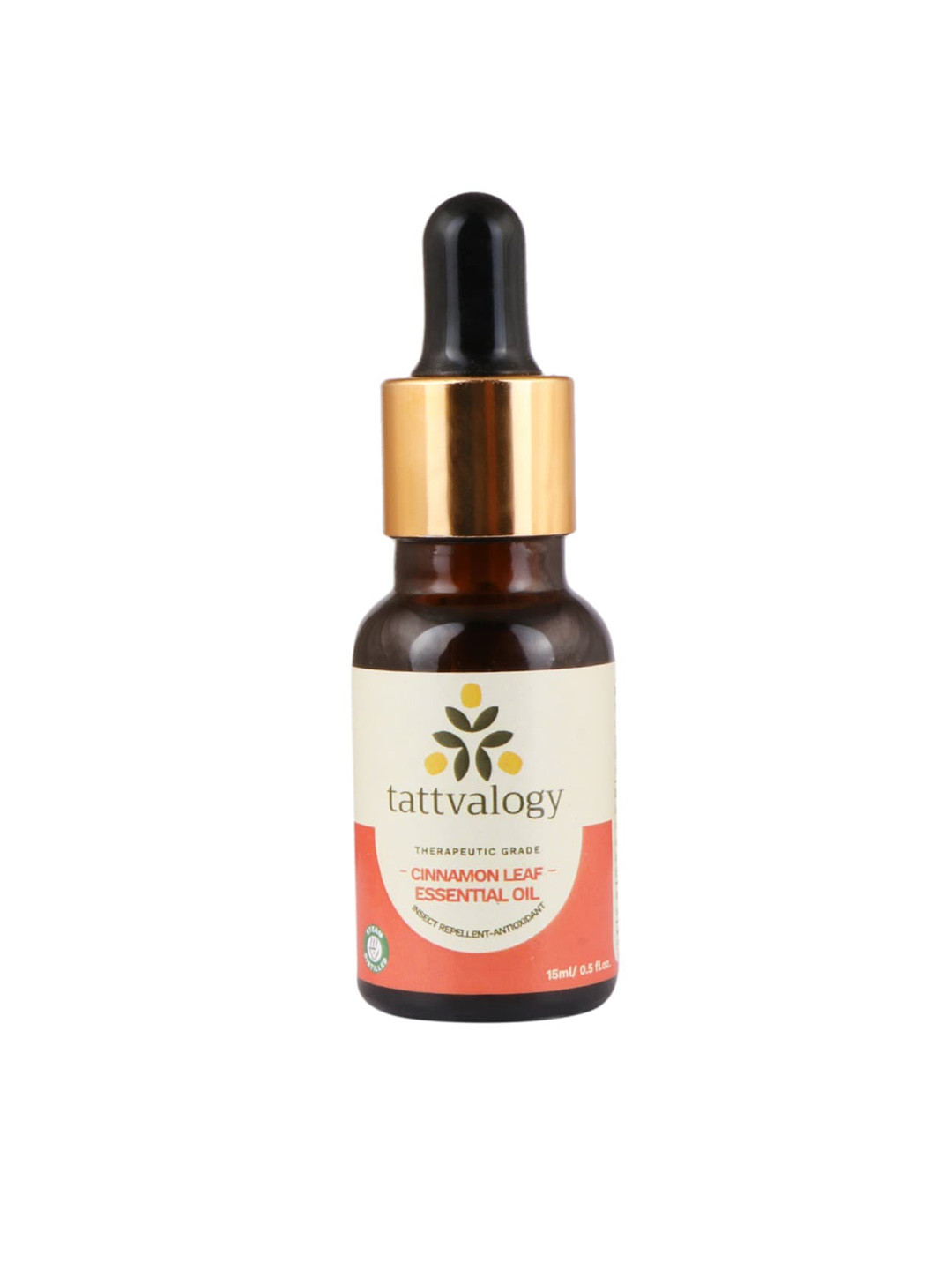

Tattvalogy Therapeutic Grade Cinnamon Leaf Essential Oil - 15 ml, White