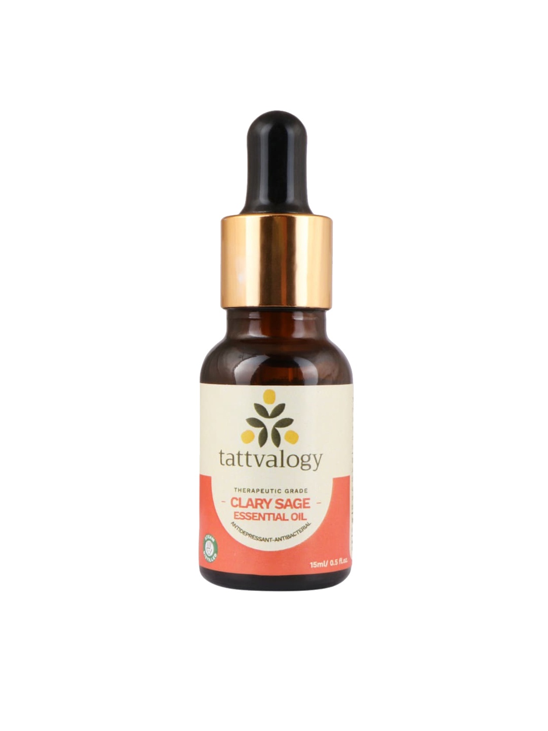 

Tattvalogy Therapeutic Grade Clary Sage Essential Oil - 15 ml, White