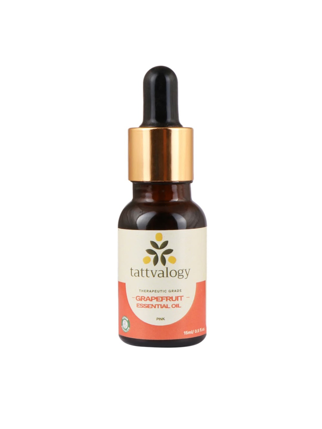 

Tattvalogy Therapeutic Grade Pink Grapefruit Essential Oil - 15 ml, White