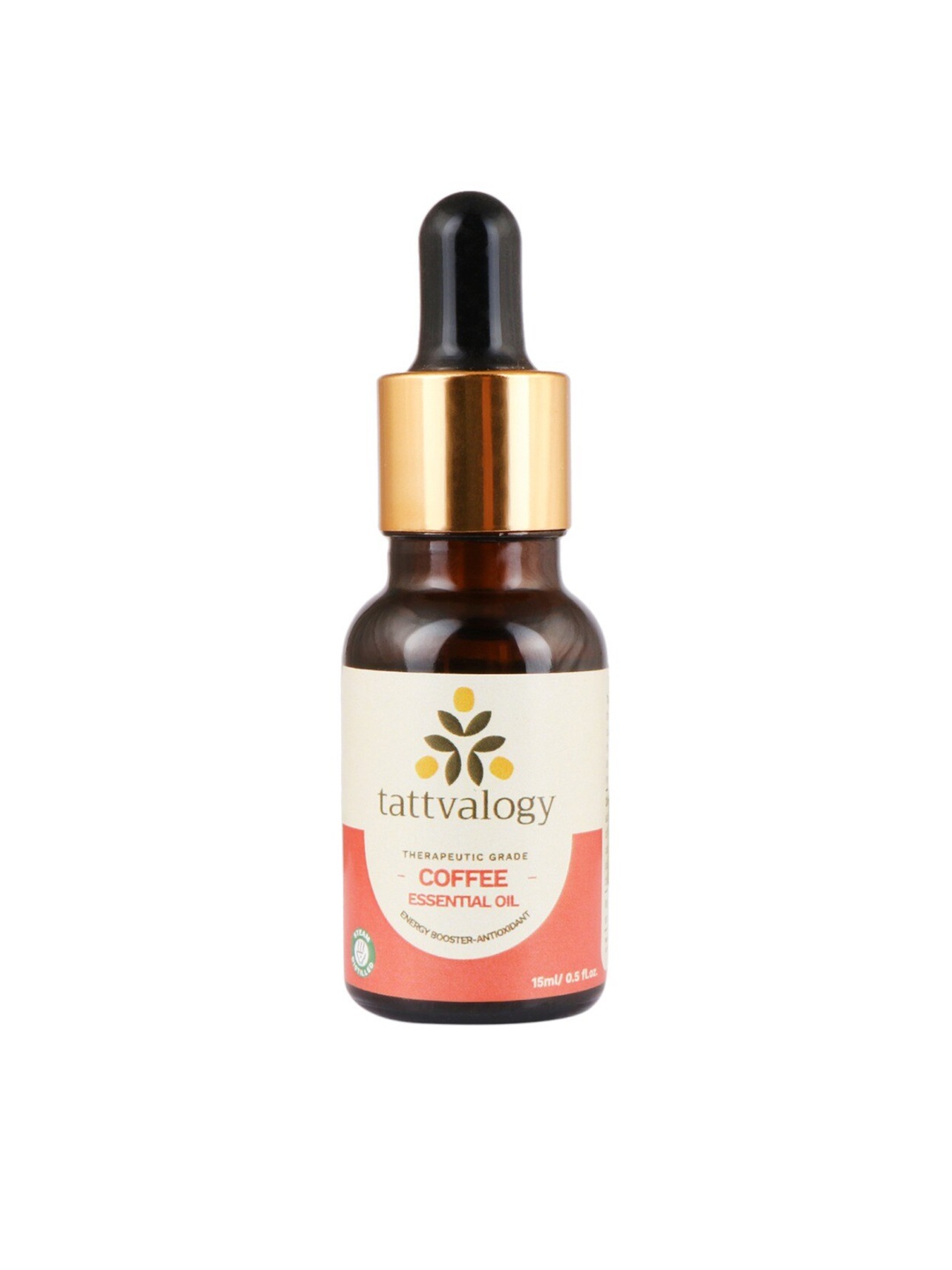 

Tattvalogy Energy Booster Coffee Essential Oil Steam Distilled Therapeutic Grade - 15ml, White