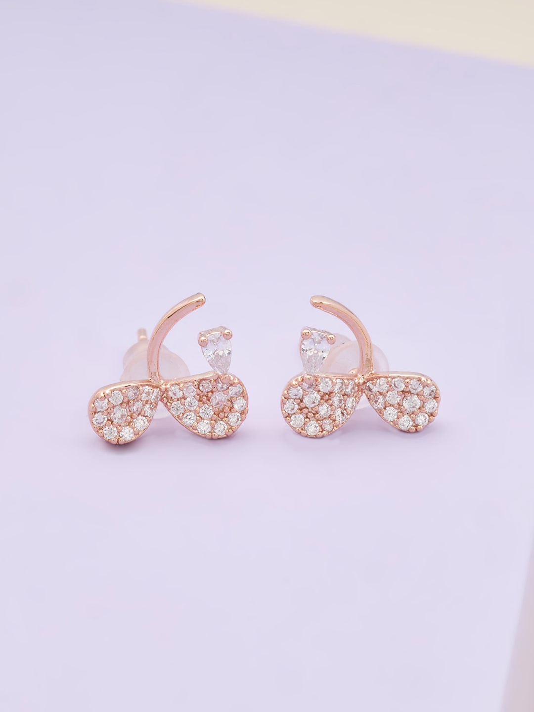 

Kushal's Fashion Jewellery White Quirky Studs Earrings