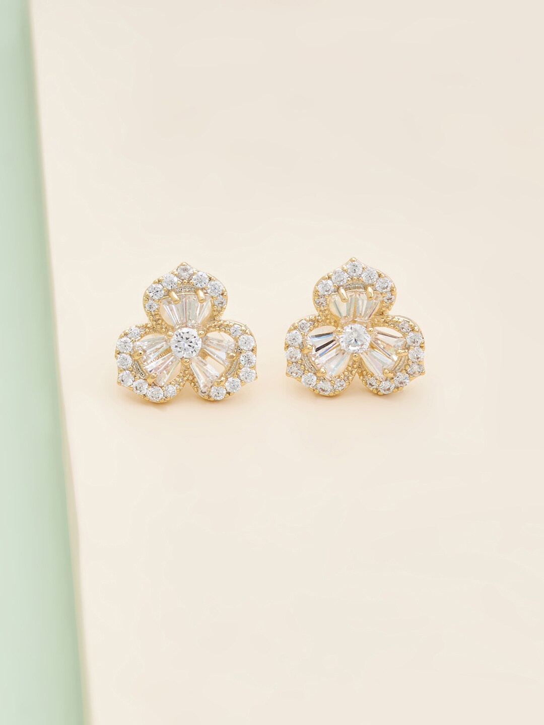 

Kushal's Fashion Jewellery White Floral Drop Earrings