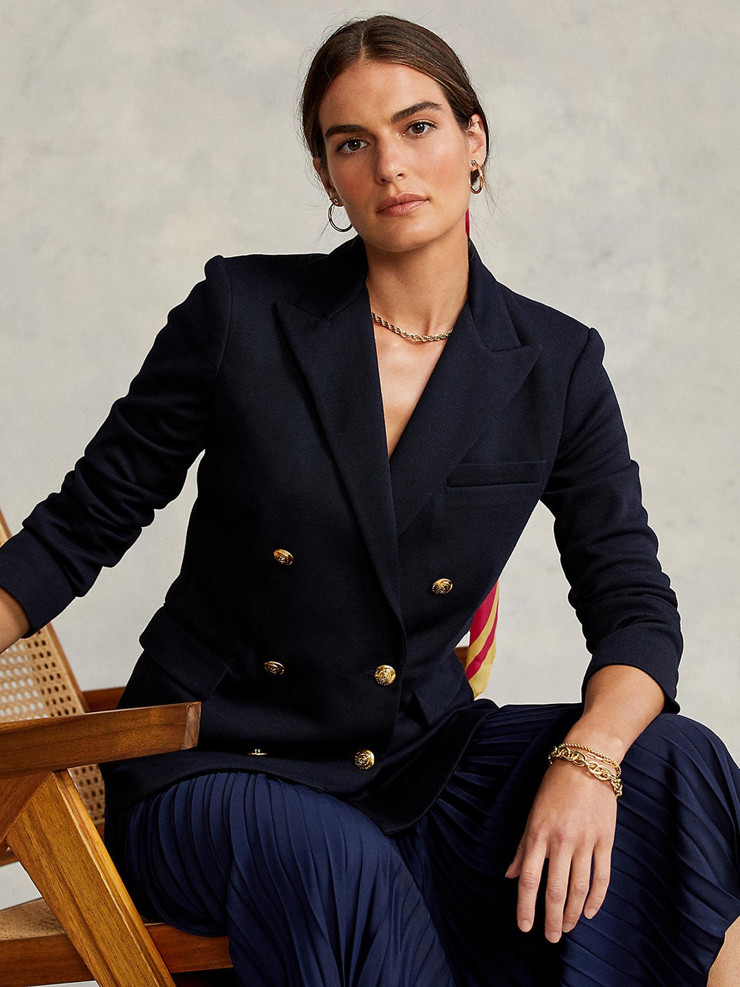 

Polo Ralph Lauren Women Navy Blue Lightweight Blazers