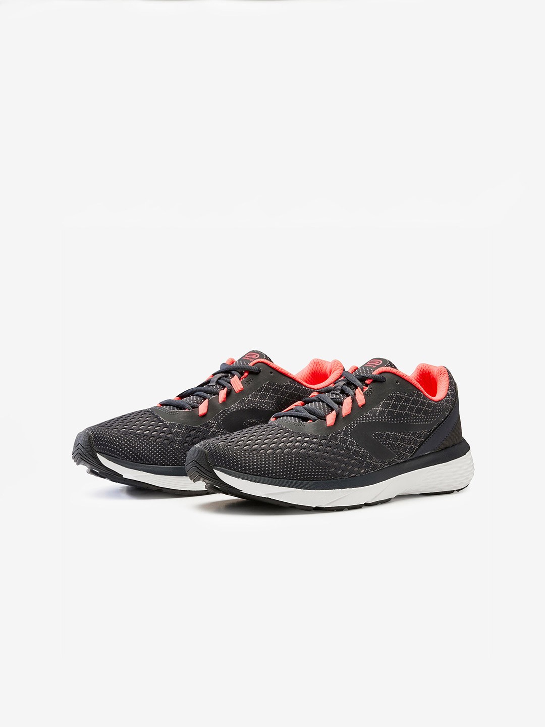 

Kalenji By Decathlon Women Grey PU Lace-Up Sports Shoes