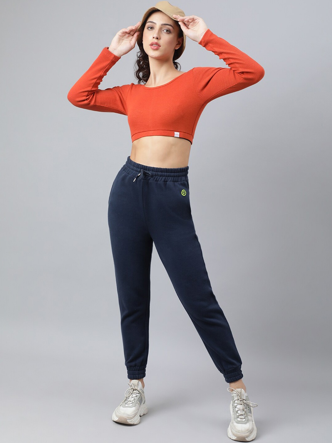 

Pritla Women Rust Organic Cotton Crop Top