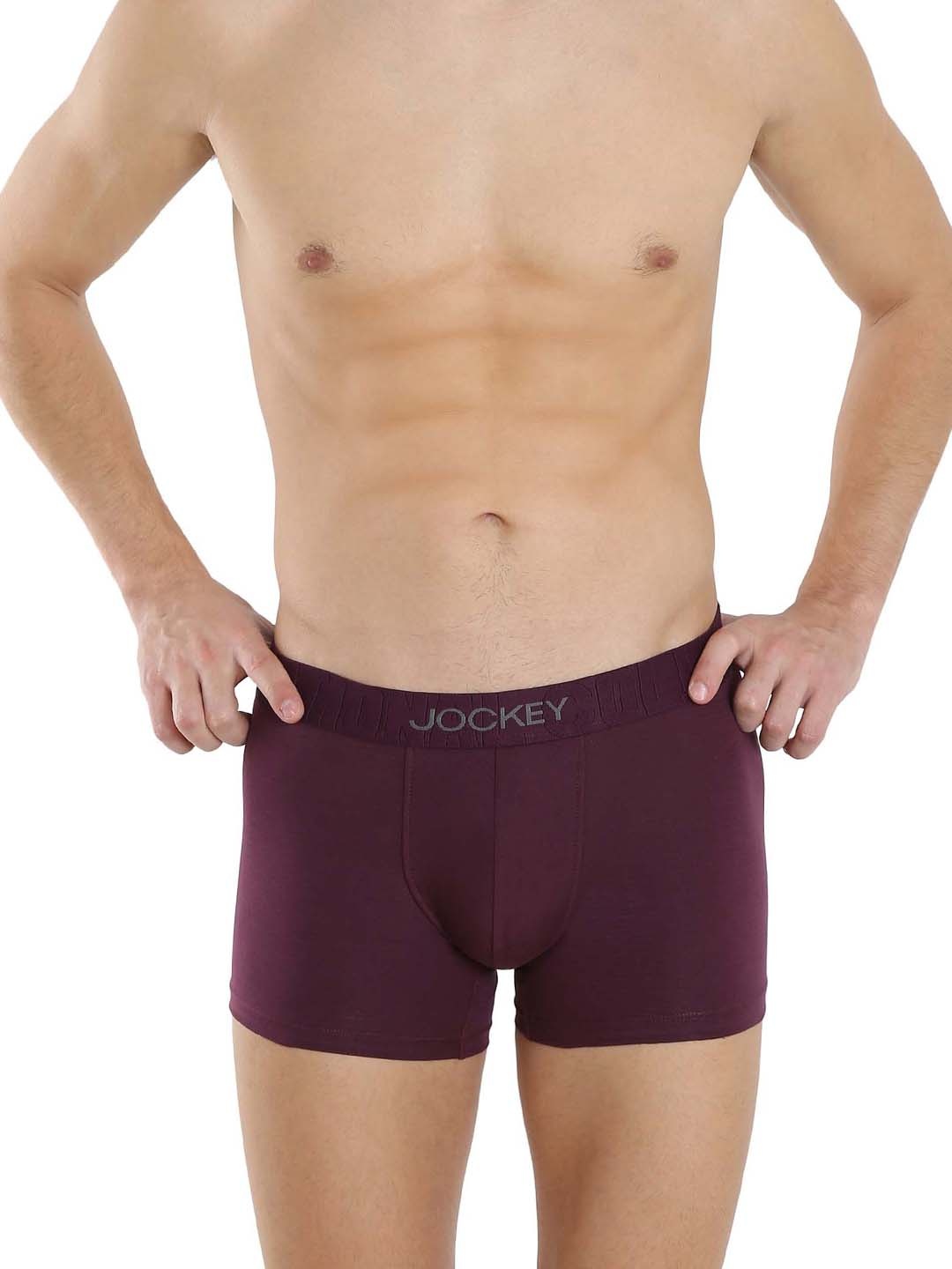 

Jockey Men Purple Trunks IC32