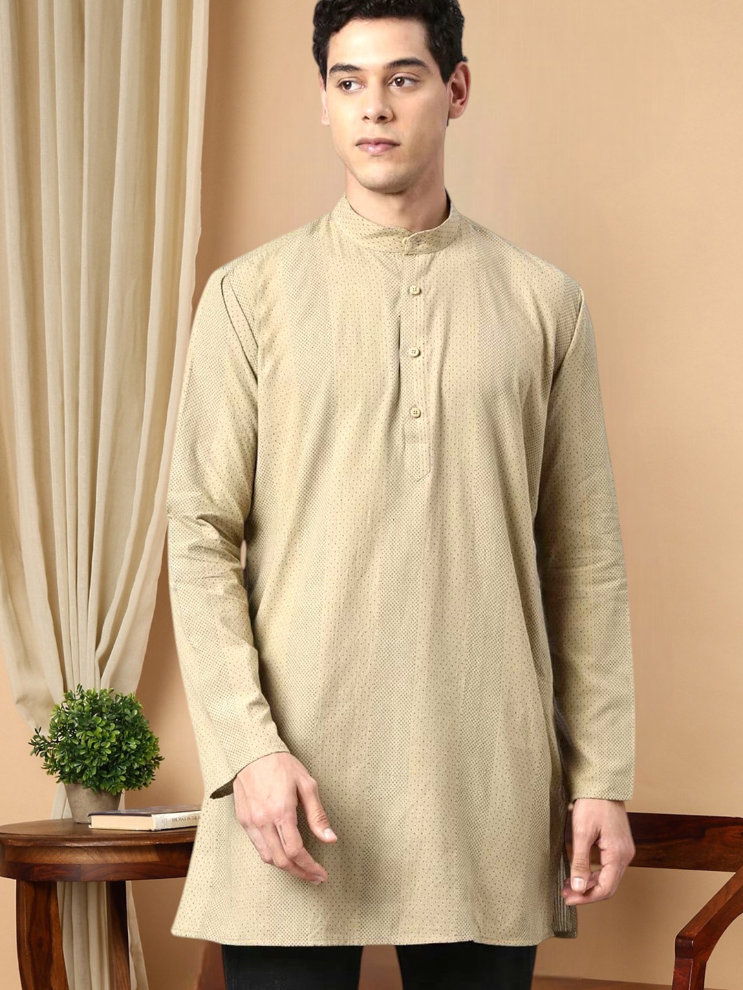 

TATTVA Men Khaki Kurta