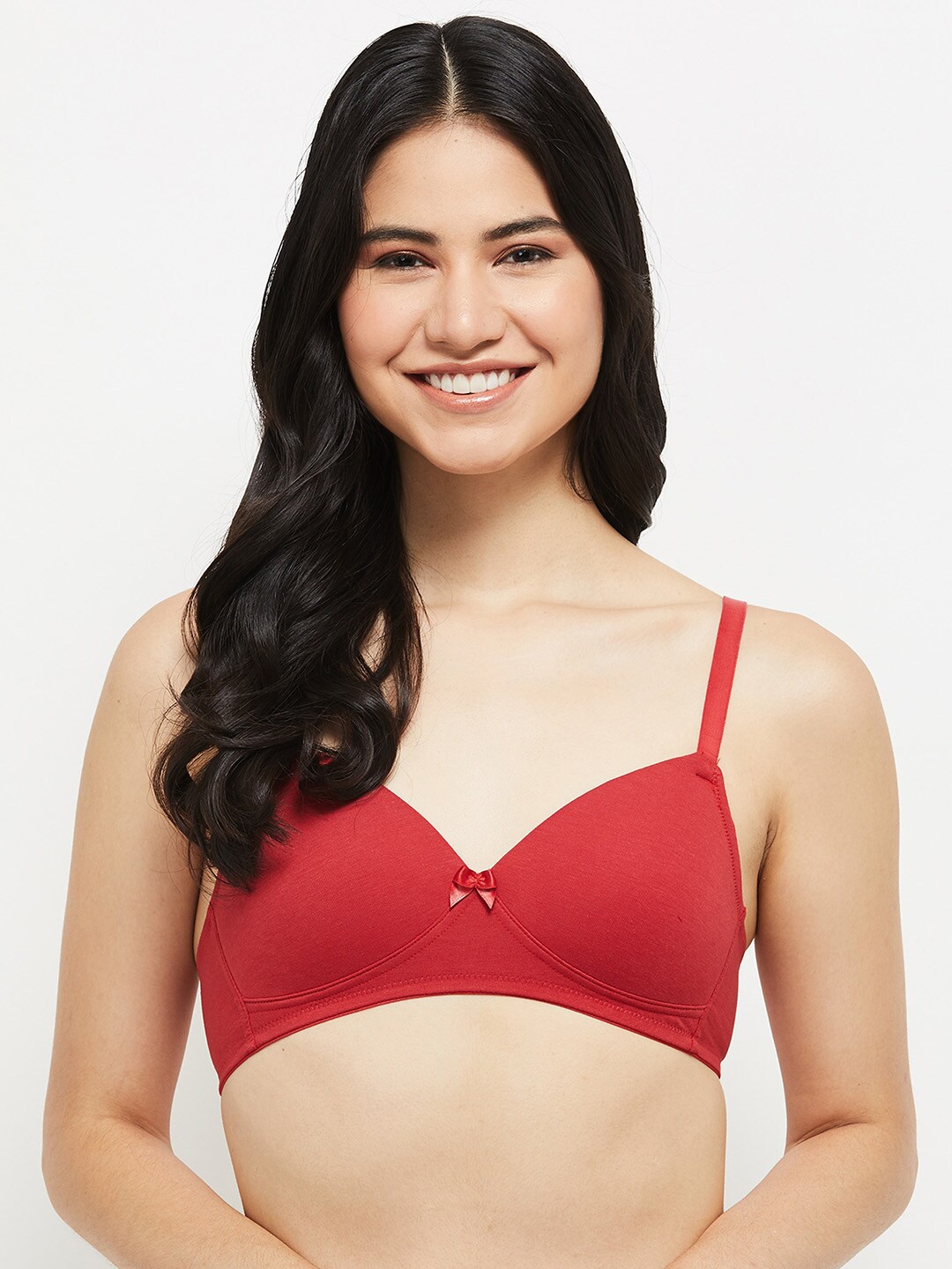 

max Lightly Padded Bra, Red