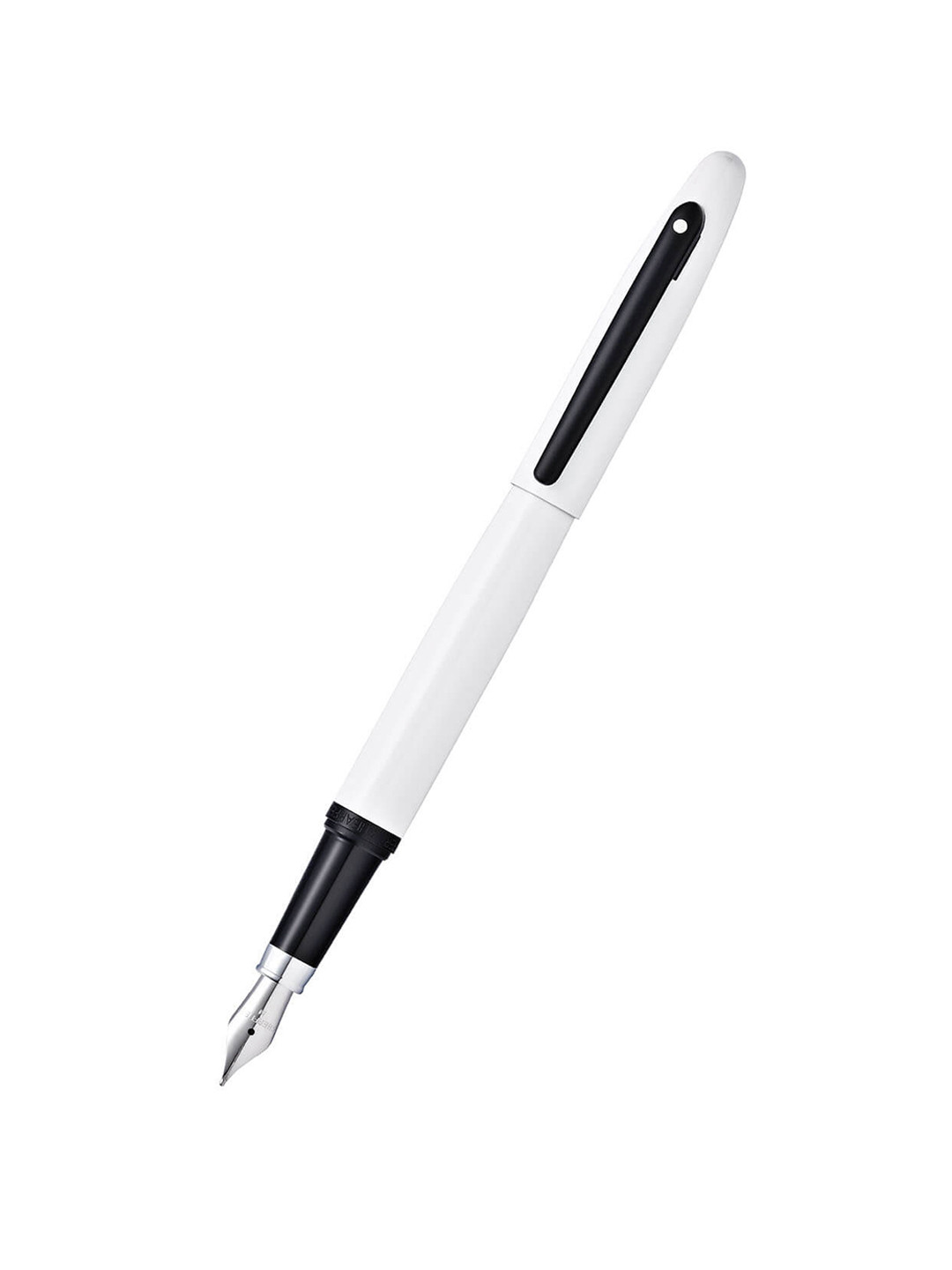 

Sheaffer White & Black Solid Fountain Pen