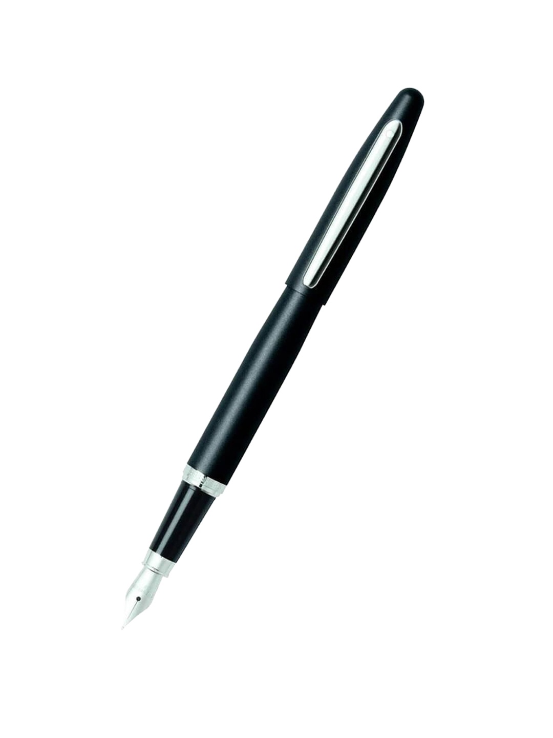 

Sheaffer Black with Chrome Trim E9405 VFM Fine Nib Fountain Pen, White