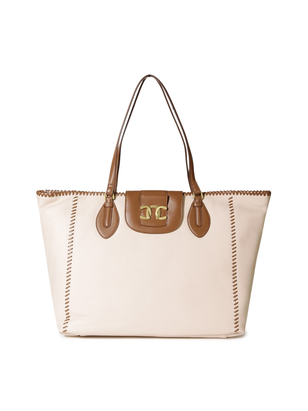 

Ted Baker Women Leather Shopper Handheld Bag, Cream