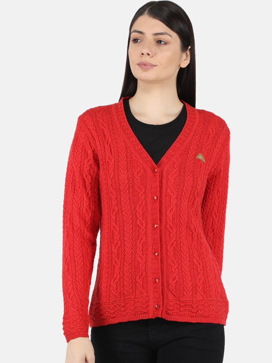 

Monte Carlo Women Red Cardigan