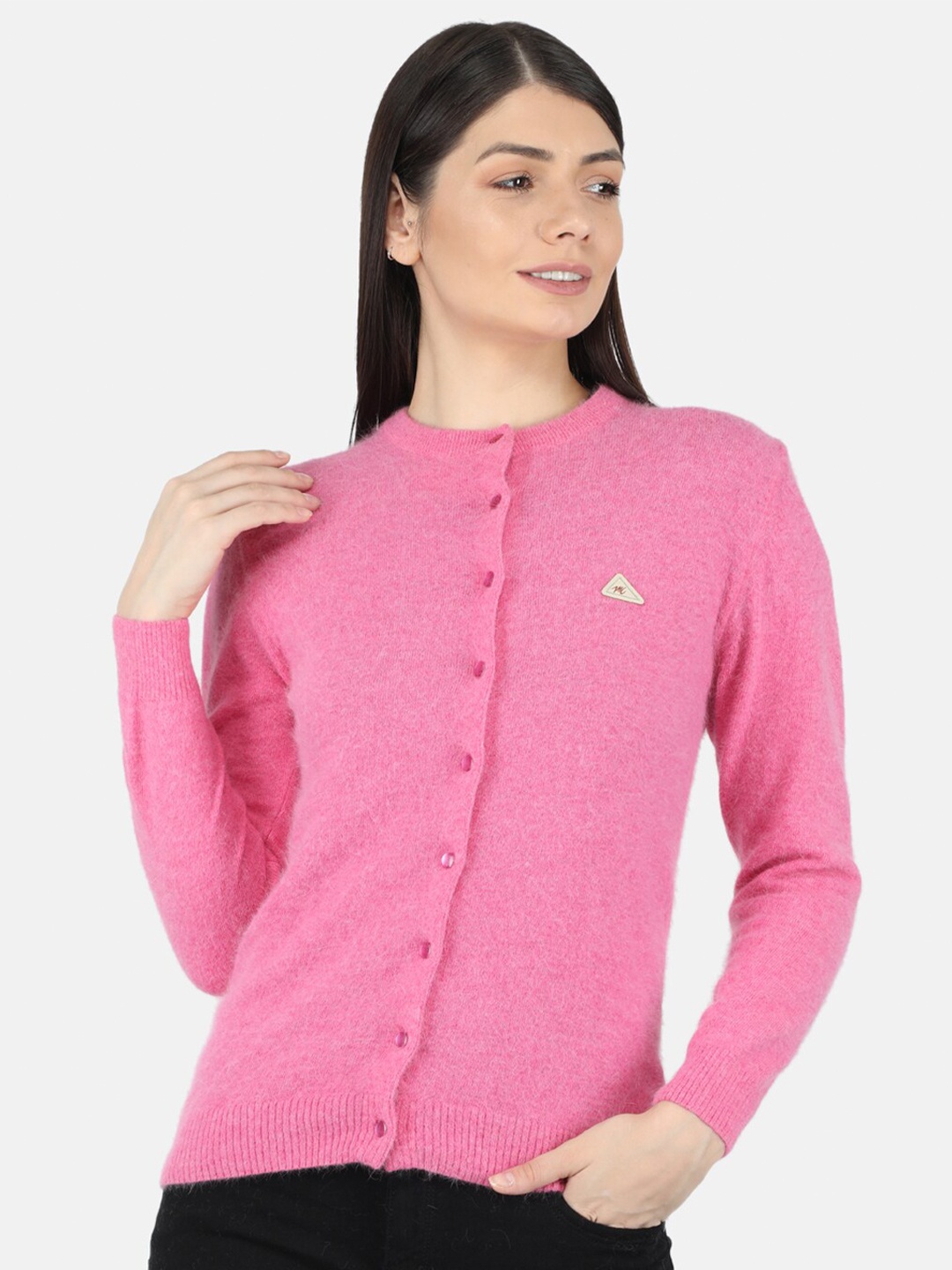 

Monte Carlo Women Pink Cardigan