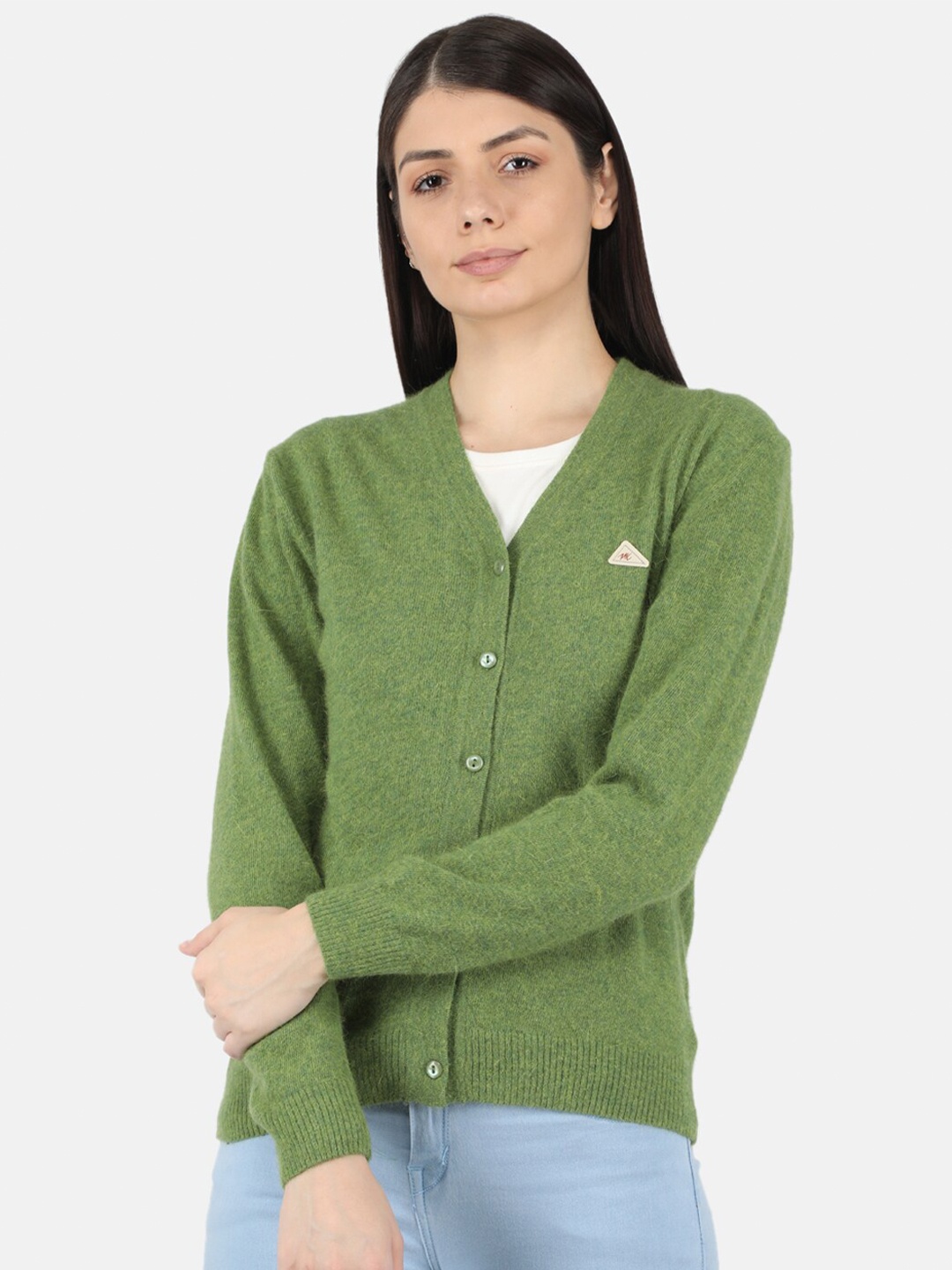 

Monte Carlo Women Olive Green Cardigan