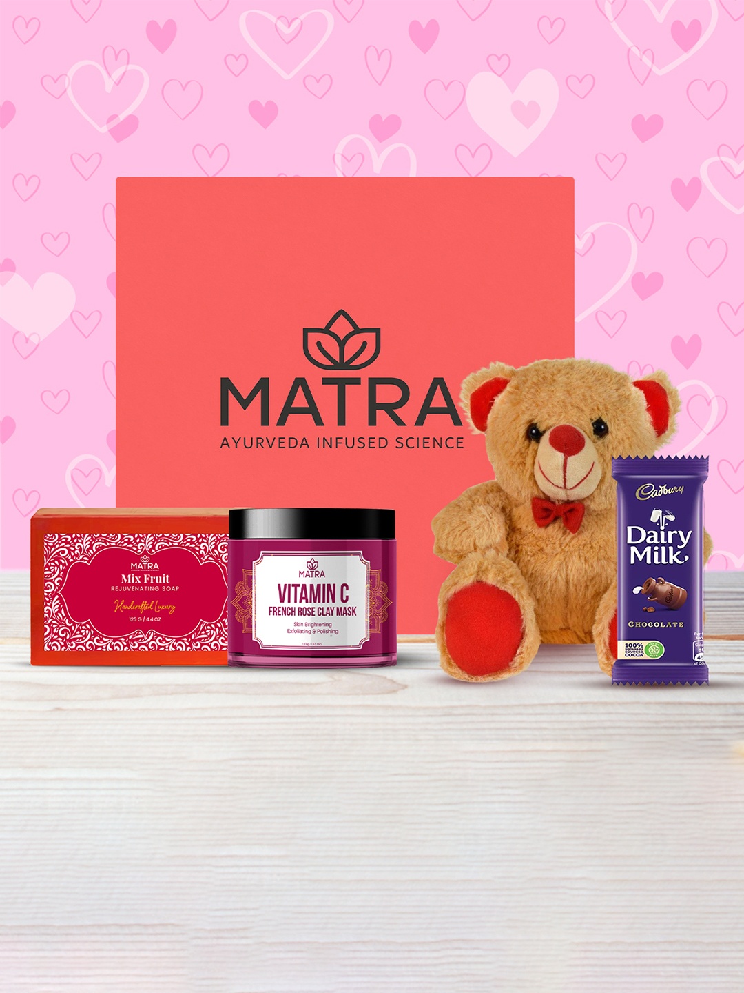 

MATRA Pretty Pink Lovely Teddy Luxury Skincare Gift Hamper, Na