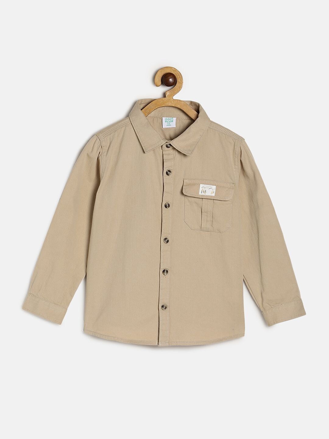 

MINI KLUB Boys Beige Casual Shirt