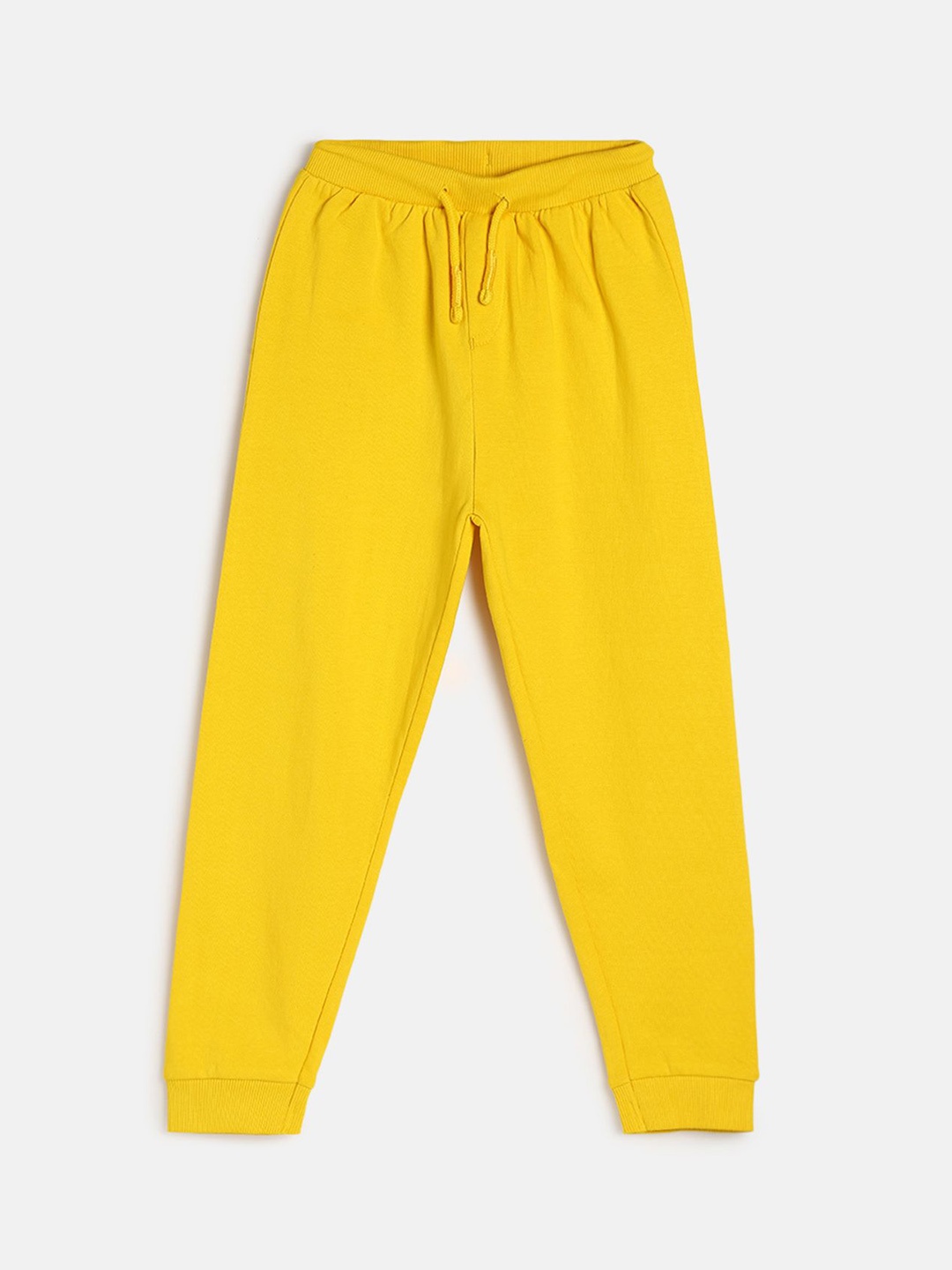 

MINI KLUB Boys Yellow Solid Joggers