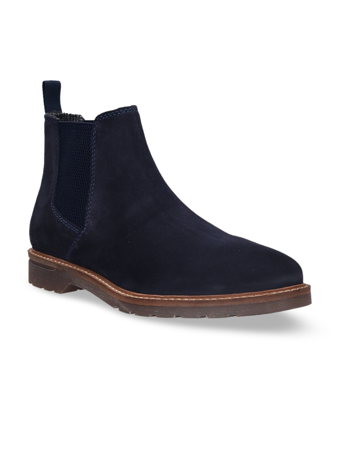 

Bugatti Men Blue Solid Chelsea Boots
