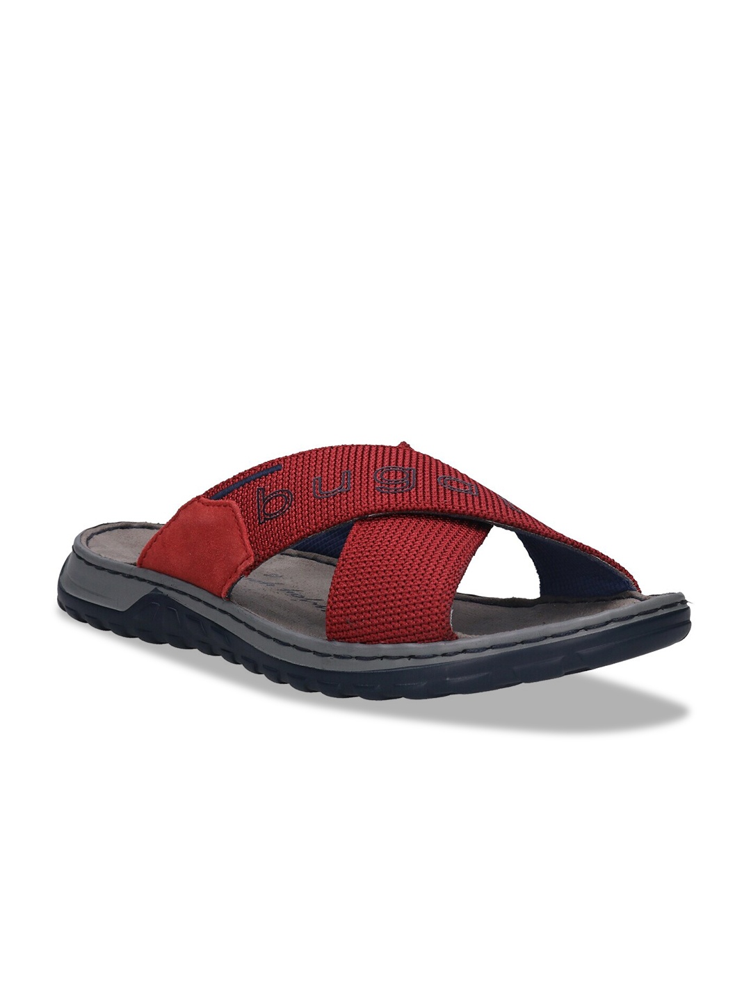 

Bugatti Men Slip On Comfort Sandals, Red