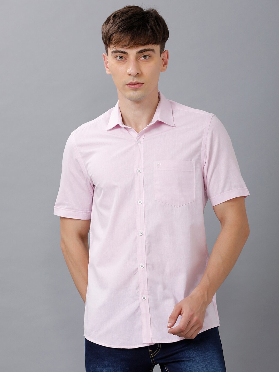 

CAVALLO by Linen Club Men Light Purple Casual Shirt