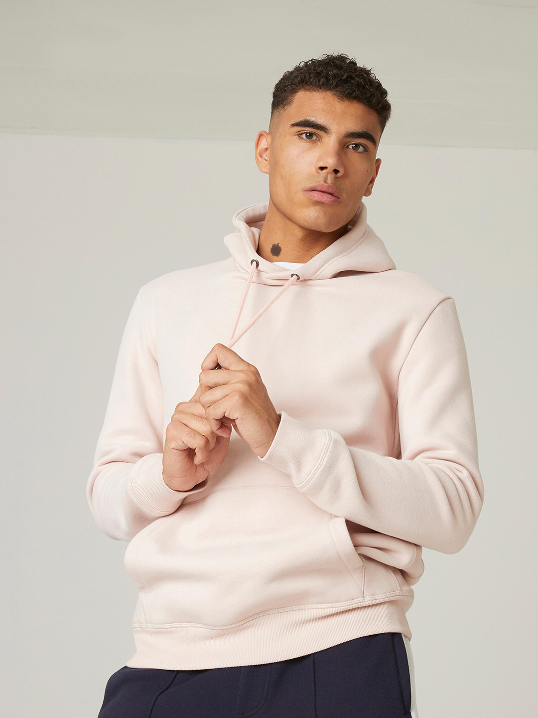

NYAMBA By Decathlon Men Solid Hooded Sweatshirt, Pink