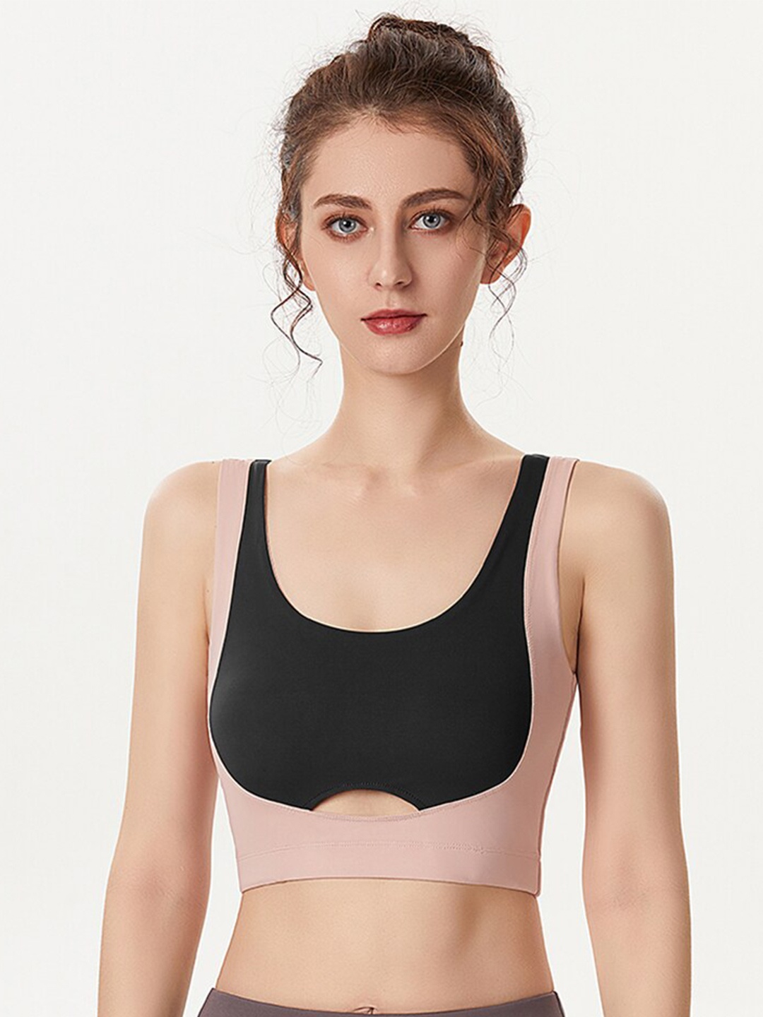 

JC Collection Lightly Padded Sports Bra, Black