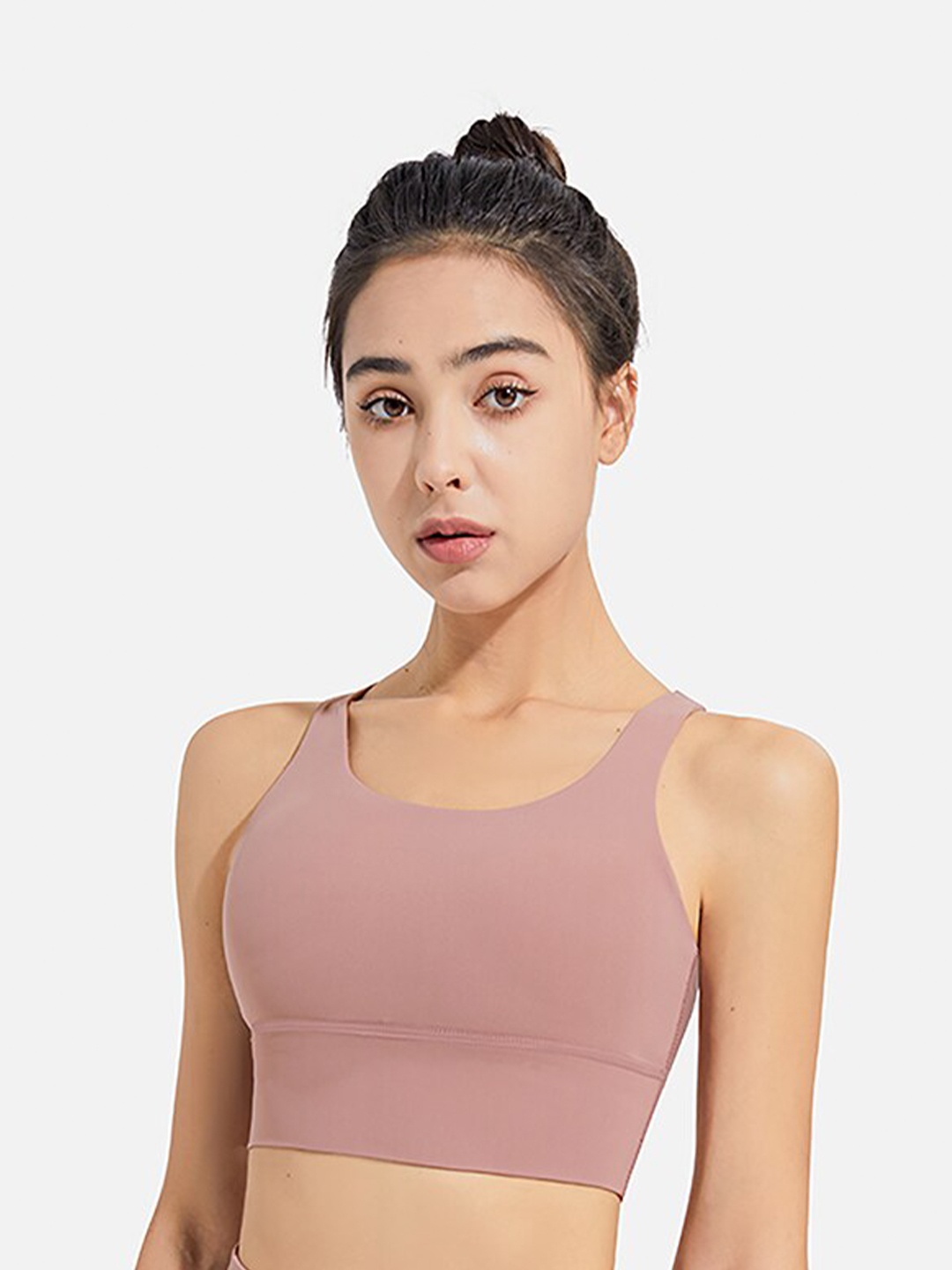 

JC Collection Lightly Padded Sports Bra, Pink
