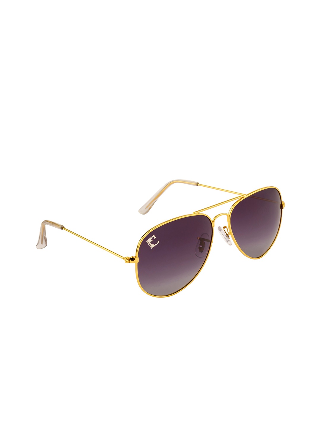 

Clark N Palmer Unisex Aviator Sunglasses with Polarised and UV Protected Lens, Grey