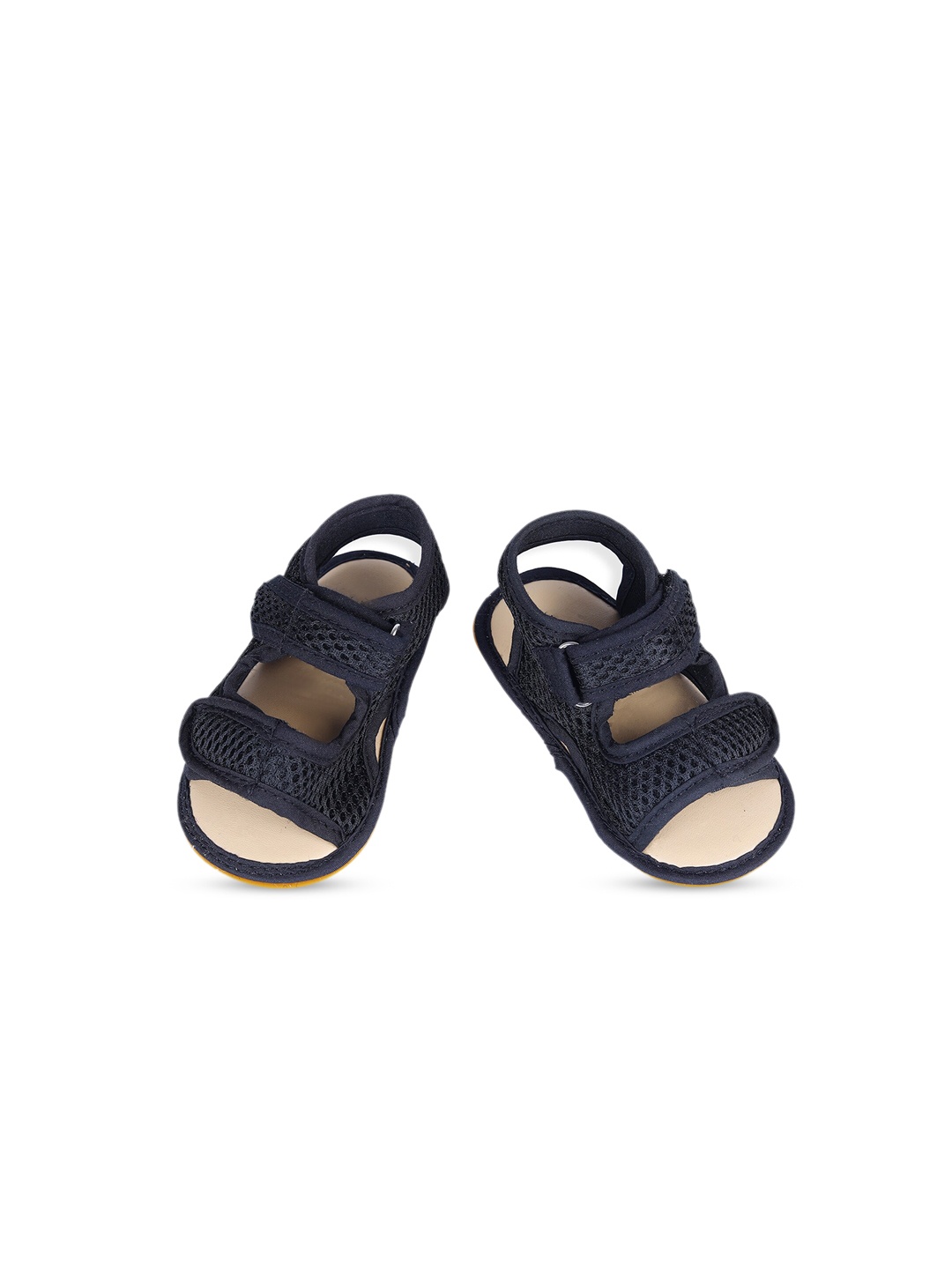 

Baby Moo Unisex Kids PU Solid Anti-skid Comfort Sandals, Black