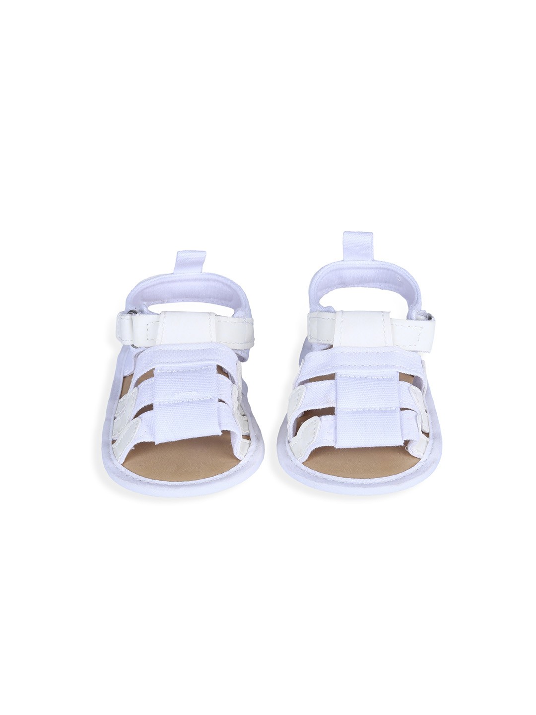 

Baby Moo Kids White Solid Sandals