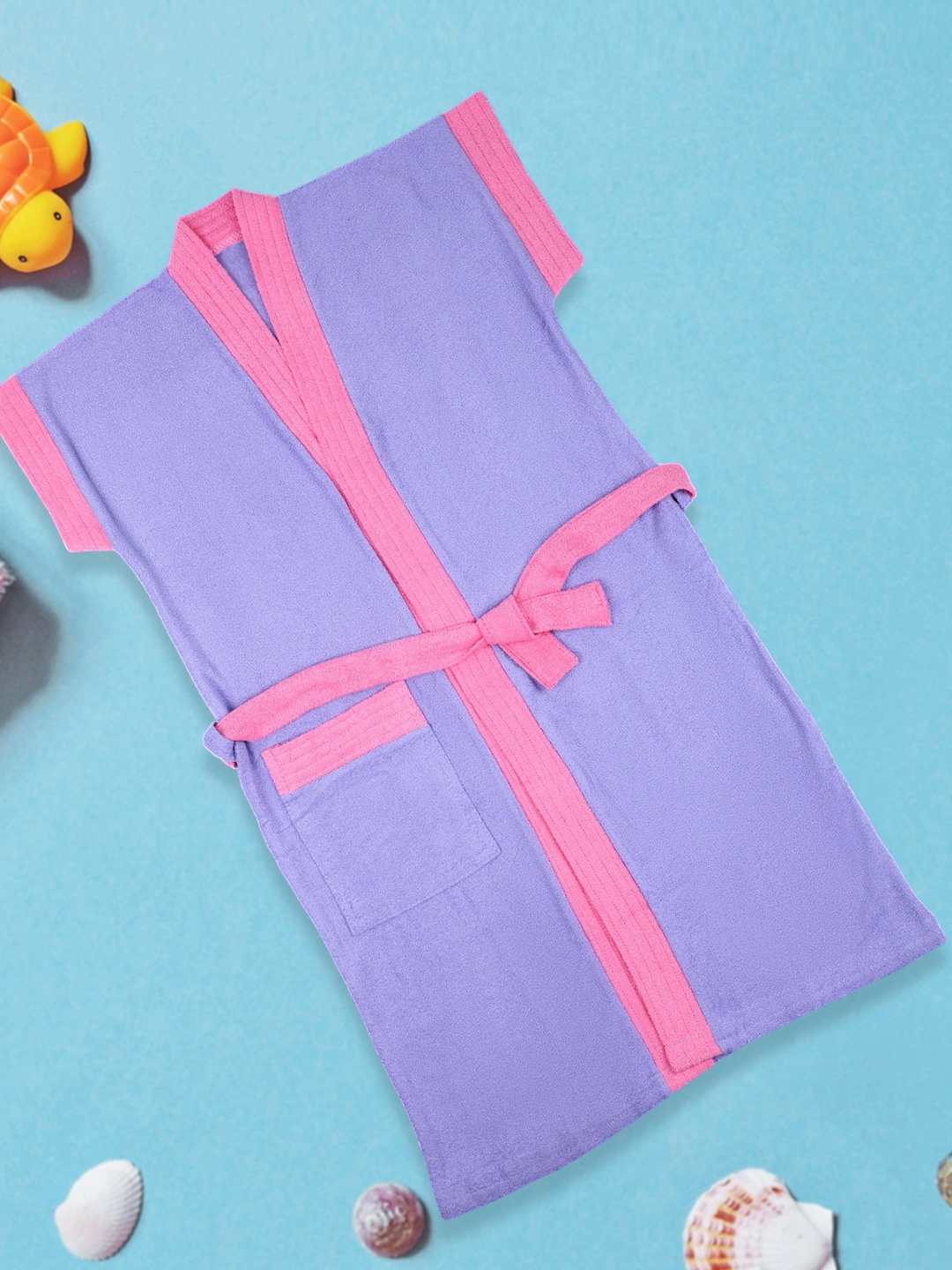 

Baby Moo Kids Purple Solid Bath Robe