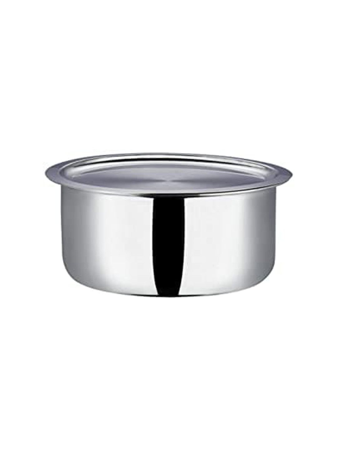 

Vinod Solid Dishwasher Safe Tope With Lid 5.8 Ltr, Silver
