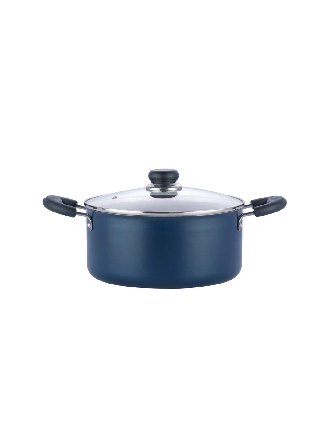 

Vinod Blue Aluminium Non Stick Casserole with Lid 4.2L