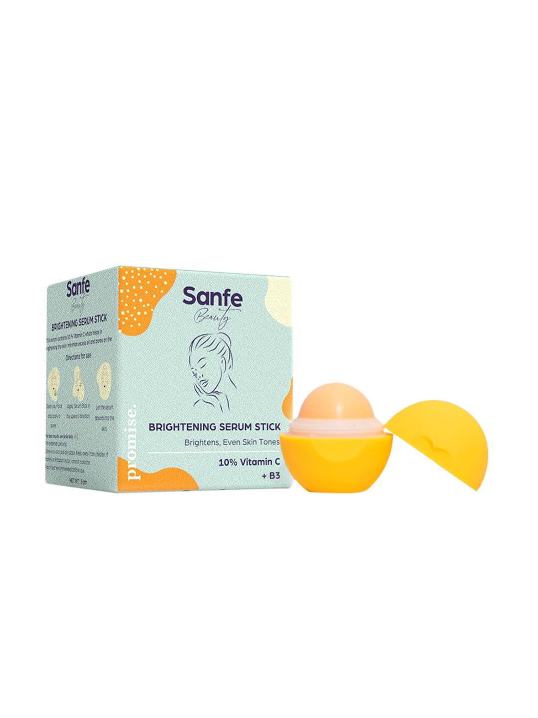 

Sanfe Brightening Serum Stick (Vitamin C )8 grm, Yellow