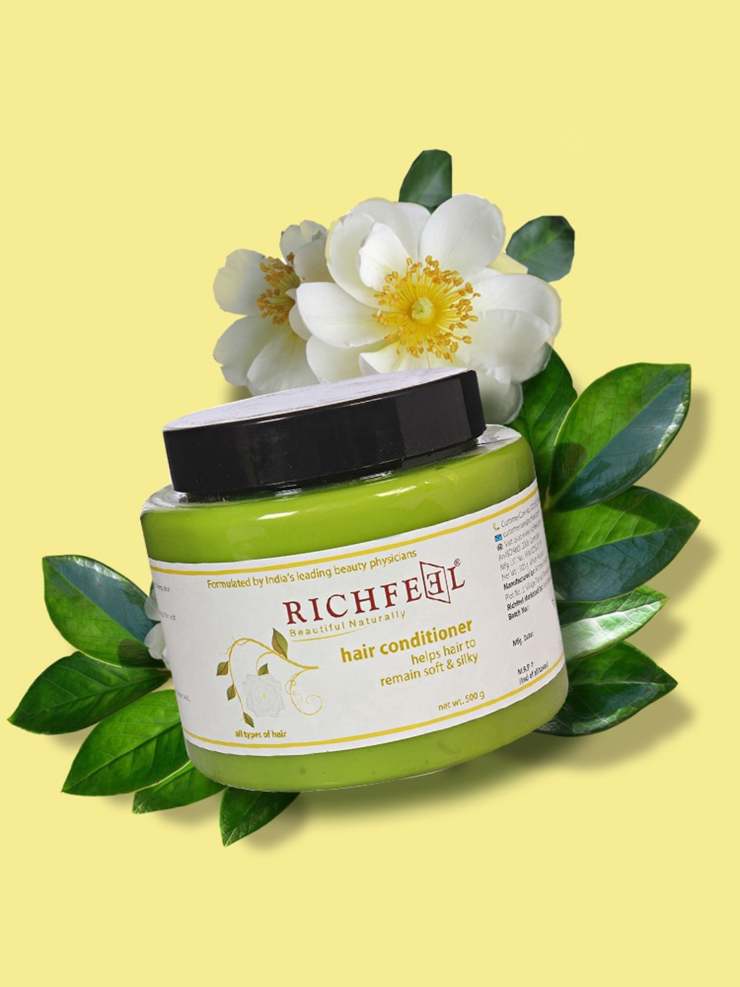 

Richfeel Hair Conditioner 500 G, White