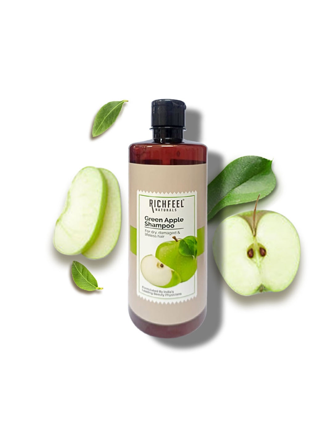 

Richfeel Green Apple Shampoo 500ml, White